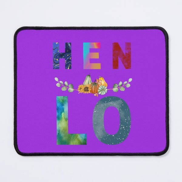 Item preview, henlo designed and sold by David Jardine.