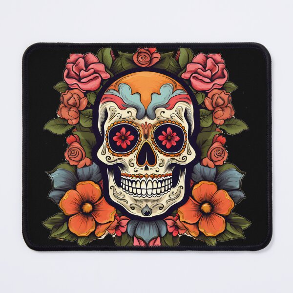 Item preview, Sugar Skull Dia De Los Muertos designed and sold by AntiHeroMugs.