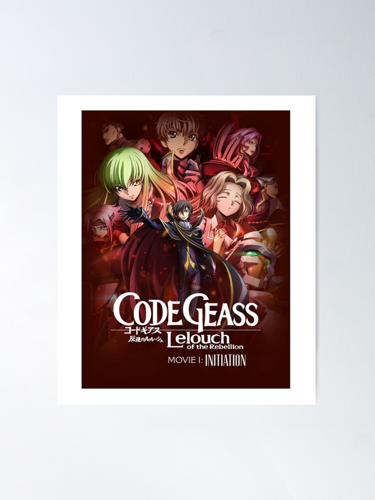 Code Geass Lelouch Lamperouge Anime Poster Canvas Art Poster And