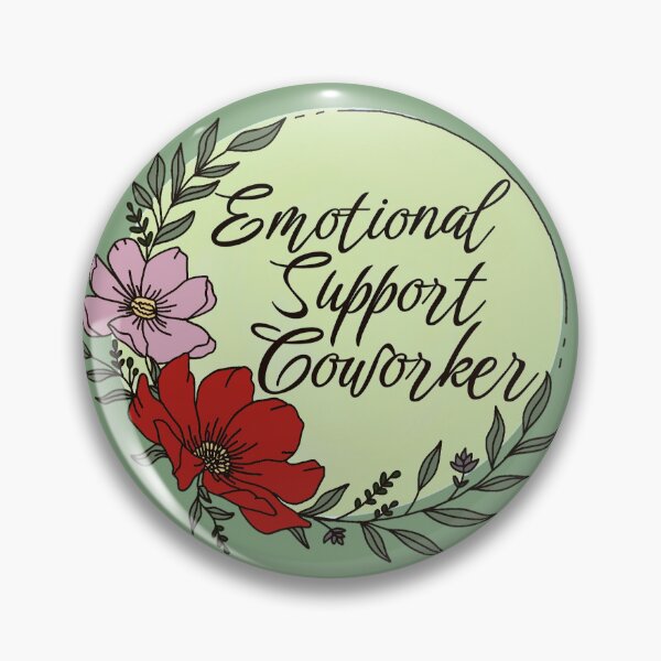 Item preview, Emotional Support Coworker  designed and sold by TattedCactus.