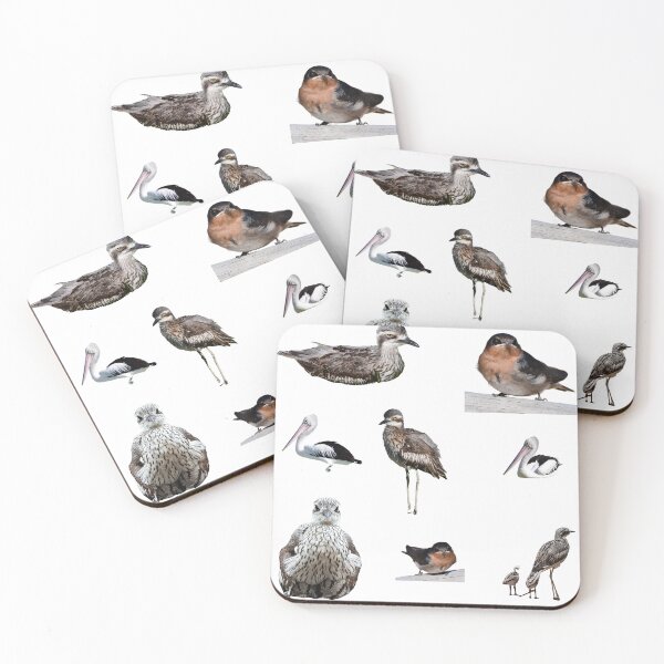 Item preview, Australian birds. Bush stone-curlew, wellcome swallow, Pelican,  designed and sold by Debsgiftware .