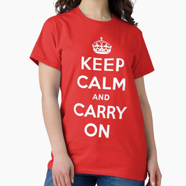 Item preview, CARRY ON (KEEP CALM) designed and sold by HAUNTERSDEPOT.