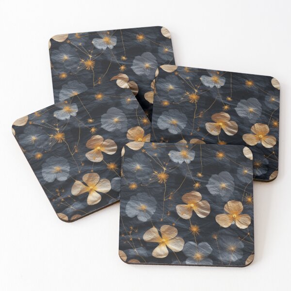Item preview, Celestial Pressed flowers on Linen designed and sold by PetalsPawsPrint.