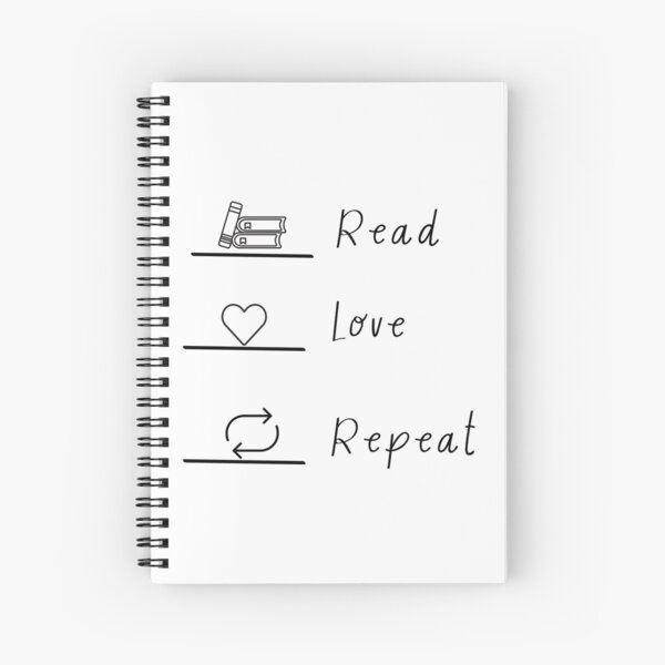 Item preview, Read, Love, Repeat designed and sold by LiteraryInk.