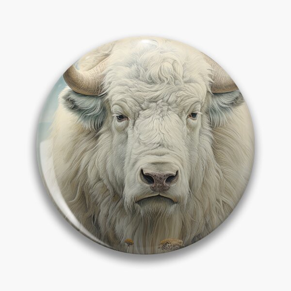 Item preview, Majestic White Buffalo designed and sold by Elisabeth Lucas.