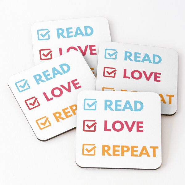 Item preview, Read, Love, Repeat designed and sold by LiteraryInk.