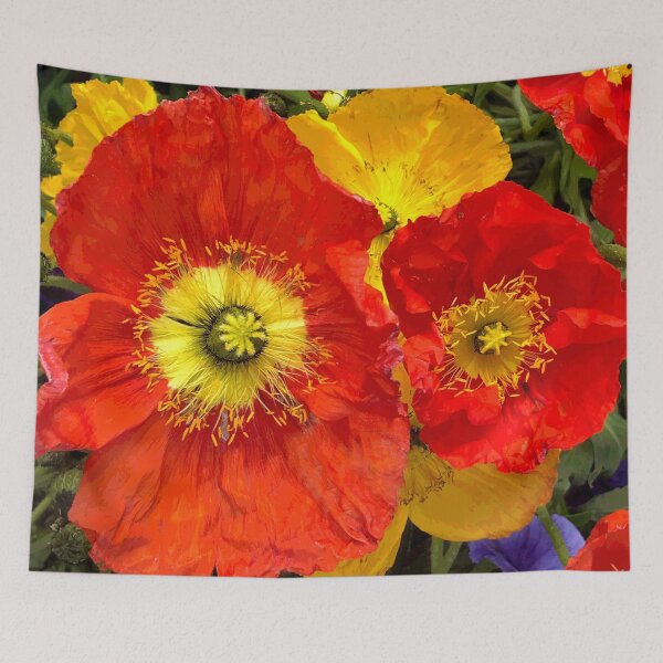 Item preview, Happy Red And Yellow Flowers Artistic Close-Up designed and sold by DEC02.