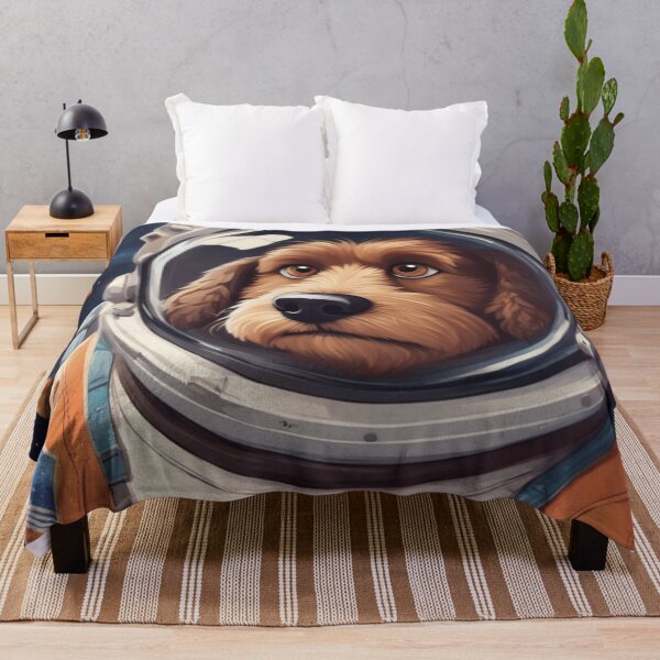 Item preview, Cute astronaut dog in space designed and sold by Pawradise.