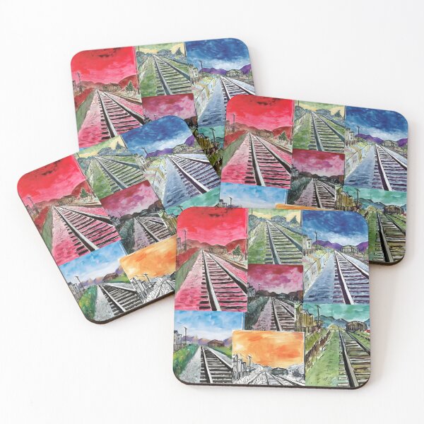 Item preview, Railway Tracks (Montage) designed and sold by Wobliti.