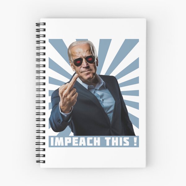 Item preview, Dark Brandon Impeach This Middle Finger T-Shirt designed and sold by ProtestDonald.