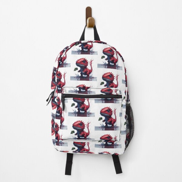 Item preview, Little red dinosaur, ready to attack. designed and sold by BaliamShop.