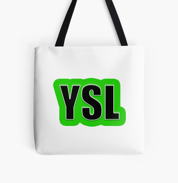 YSL Parody You Should Leave (white) Totes