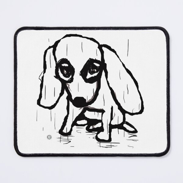 Item preview, little dog in the rain designed and sold by Marianna Tankelevich.