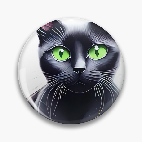Item preview, black cat with green eyes Peeking Cat , Funny Cat peeking . peeking cat with green Eyes  ,Peeping Cat  Gift,  designed and sold by TheSaif.