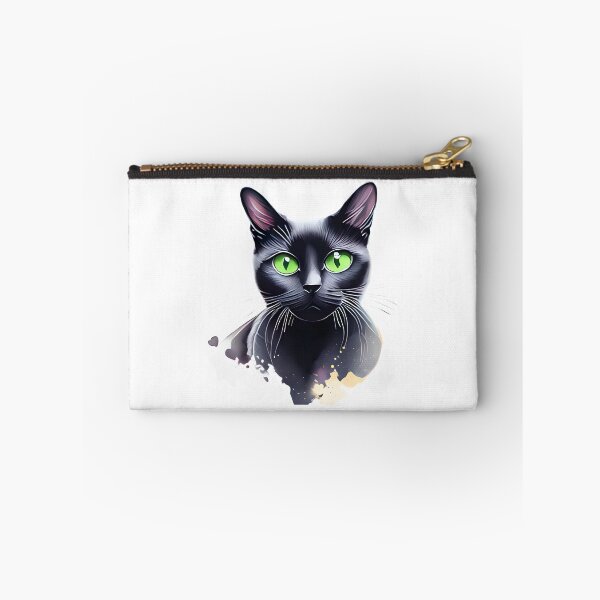 Item preview, black cat with green eyes Peeking Cat , Funny Cat peeking . peeking cat with green Eyes  ,Peeping Cat  Gift,  designed and sold by TheSaif.