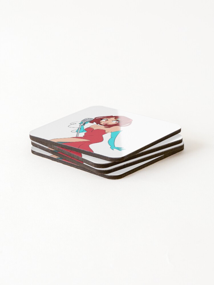 Thumbnail 4 of 5, Coasters (Set of 4), Pyra Rabbit designed and sold by Crustines.
