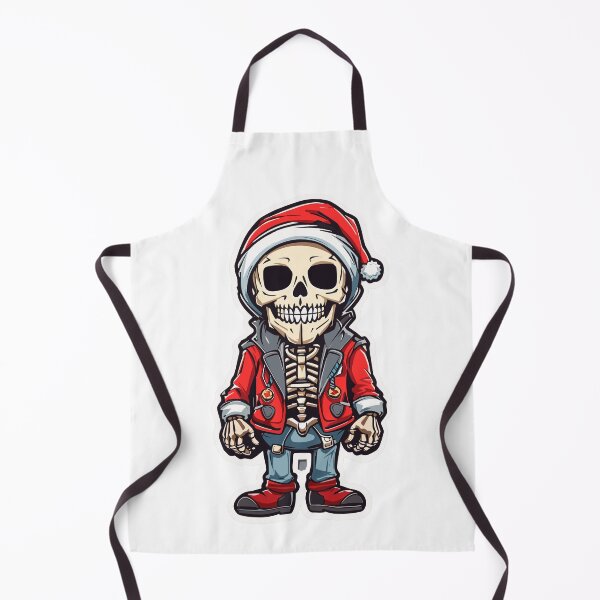 Item preview, Halloween Skeleton Santa Claus wearing beanie - T-Shirt designed and sold by PrintyArts.