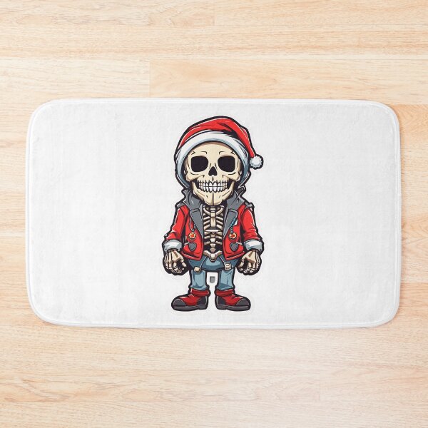 Item preview,   Halloween Skeleton Santa Claus wearing beanie - T-Shirt designed and sold by PrintyArts.