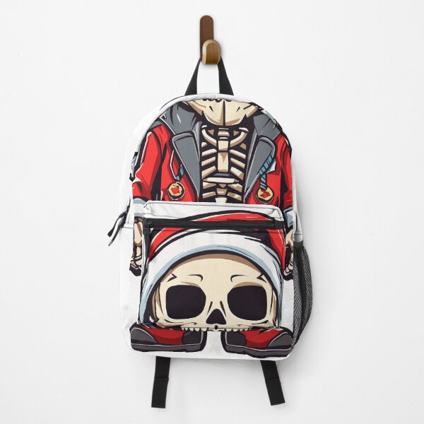 Item preview, Halloween Skeleton Santa Claus wearing beanie - T-Shirt designed and sold by PrintyArts.