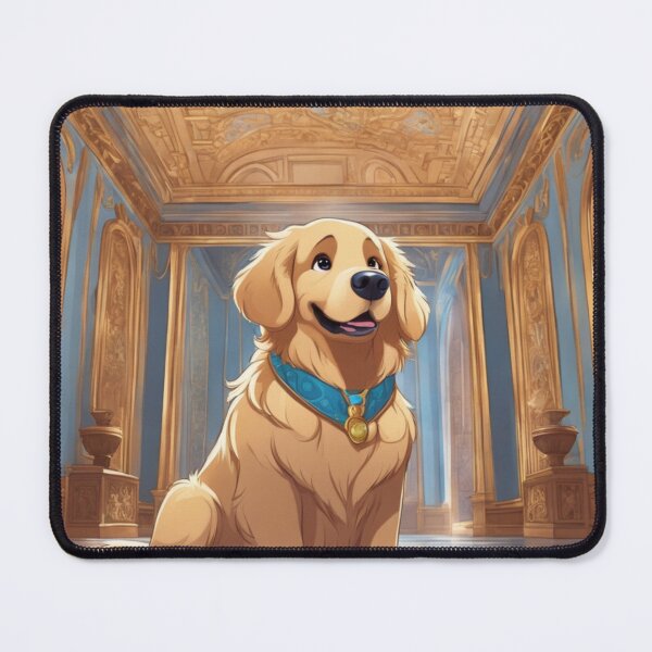 Item preview, Cute Golden Retriever in palace designed and sold by Pawradise.