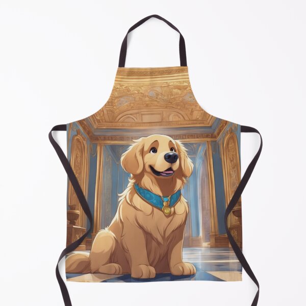 Item preview, Cute Golden Retriever in palace designed and sold by Pawradise.