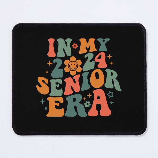 Item preview, In My 2024 Senior Era Retro Groovy Class of 2024 designed and sold by ArtMeetsPizza.