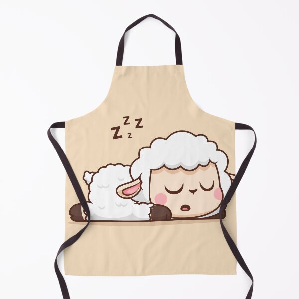 Item preview, Peaceful Slumber: Cute Sheep Sleeping Cartoon Vector Icon designed and sold by hjian8219.