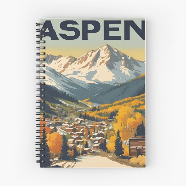 Item preview, Vintage Aspen CO Poster designed and sold by galactify.