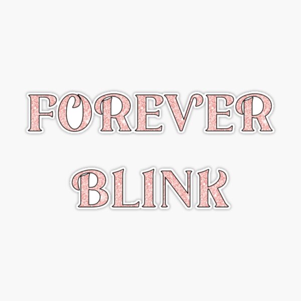 Forever Blink Heart Design | Sticker