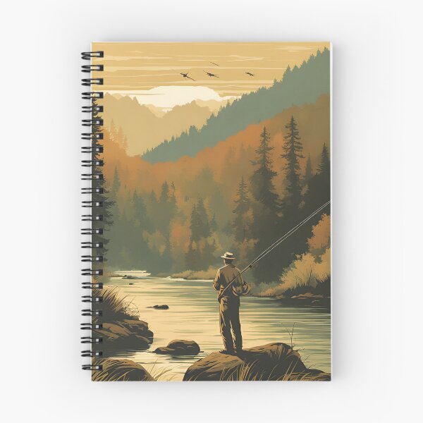 Item preview, Vintage Fly Fishing Poster designed and sold by galactify.