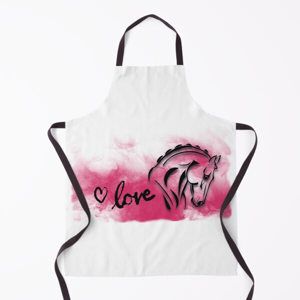 Item preview, Dressage Horse Graphic Head Shot Love Pink Swirl Watercolor designed and sold by JimNEmDesigns.