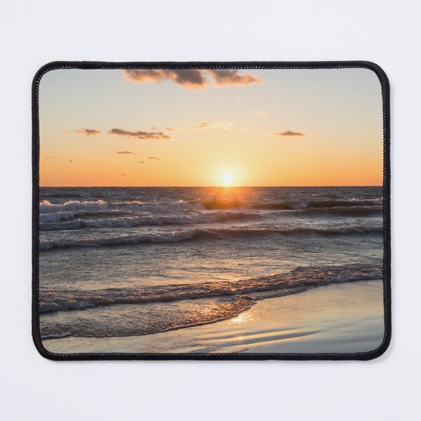 Item preview, Resplendent Sunset with Waves - Lorraine Bay on Lake Erie North Shore designed and sold by Georgia Mizuleva.