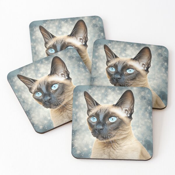 Item preview, Portrait of a Seal Point Siamese Cat designed and sold by Elisabeth Lucas.
