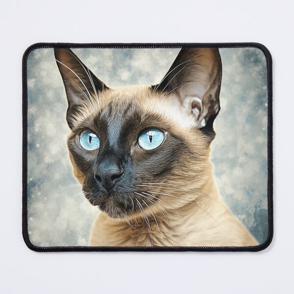 Item preview, Portrait of a Seal Point Siamese Cat designed and sold by Elisabeth Lucas.