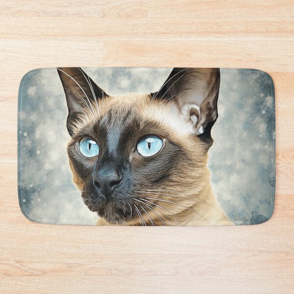 Item preview, Portrait of a Seal Point Siamese Cat designed and sold by Elisabeth Lucas.