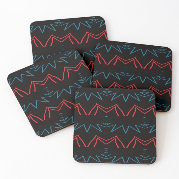 Item preview, Red And Blue Geometric Fusion designed and sold by delohill.