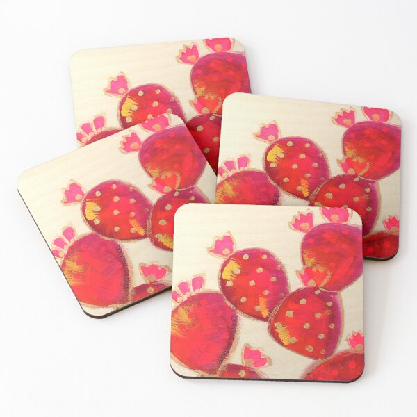 Item preview, Ruby Gemstone Prickly Pears designed and sold by Mad World Art Ltd. Co..