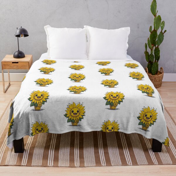 Item preview, Smiling sunflower flower. designed and sold by BaliamShop.