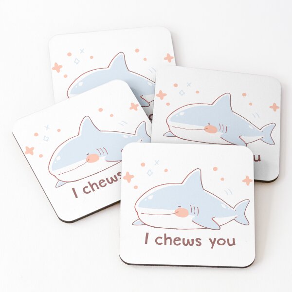 Item preview, Cute Shark - I Chews You designed and sold by Anicristi.