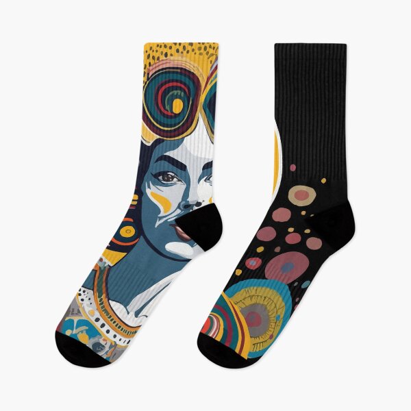 Item preview, Woman in the style of Gustav Klimt designed and sold by CatCoconut-Art.