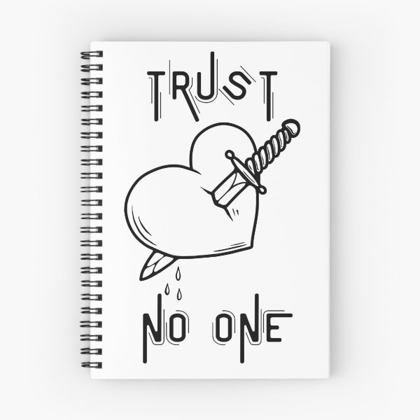 Item preview, Trust no one "heartbreak" designed and sold by pol255.