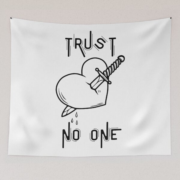 Item preview, Trust no one "heartbreak" designed and sold by pol255.