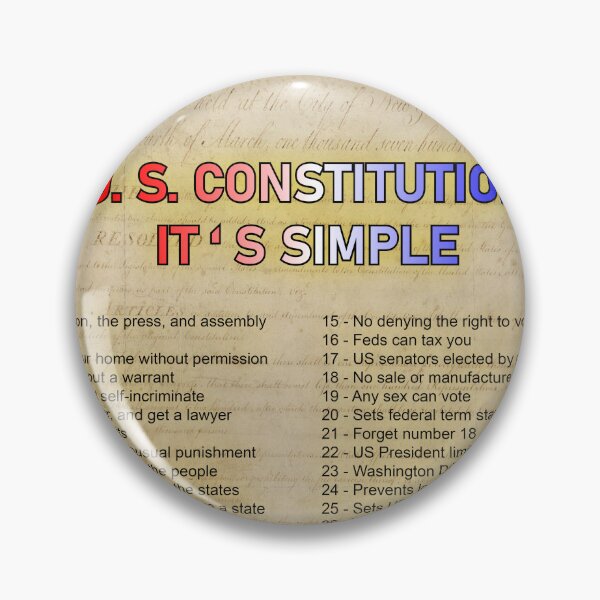 Item preview, US Constitution It's Simple designed and sold by ZepoPublishing.