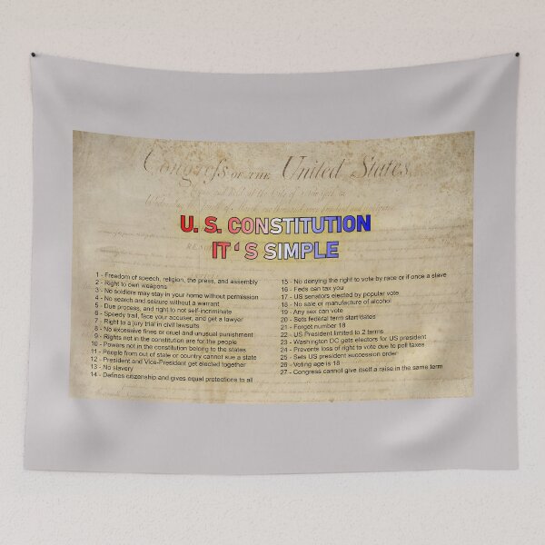 Item preview, US Constitution It's Simple designed and sold by ZepoPublishing.