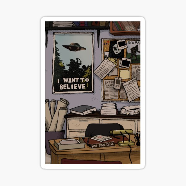Mulder's Office Sticker