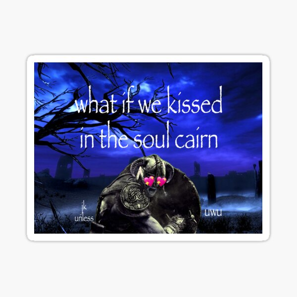 Item preview, skyrim dragonborn soul cairn meme designed and sold by Consilio88.