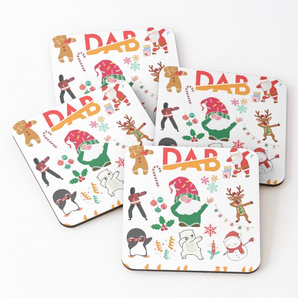 Item preview, Dab the Halls Dabbing Santa Christmas festive holiday fun party  designed and sold by Verle-art.