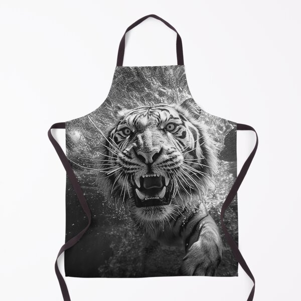 Item preview, Underwater Tiger BW designed and sold by Elisabeth Lucas.