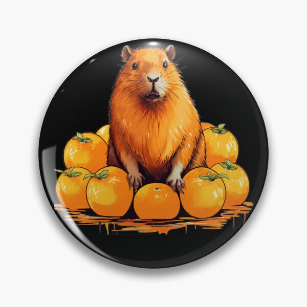Item preview, Capybara oranges designed and sold by ArtisShops.