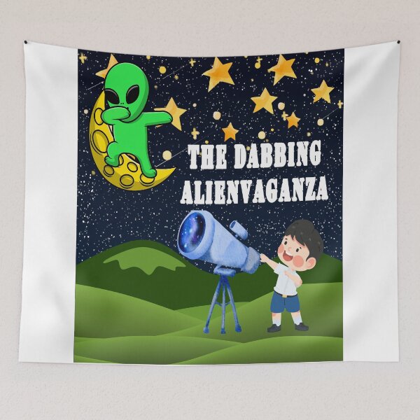 Item preview, Dabbing Alienvaganza. Join the Alien Craze party designed and sold by Verle-art.